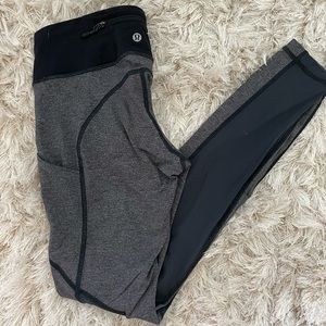 Lululemon grey leggings size 4